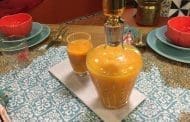 Jus orange carottes à la centrifugeuse