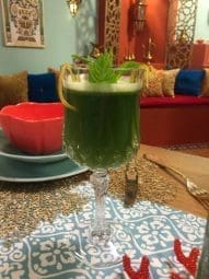 jus de citron menthe fraiche