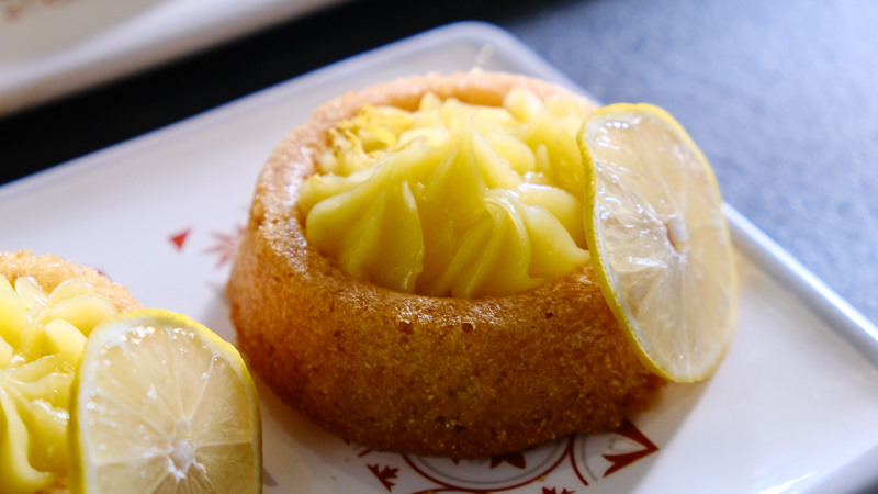 Basboussa à la crème de citron