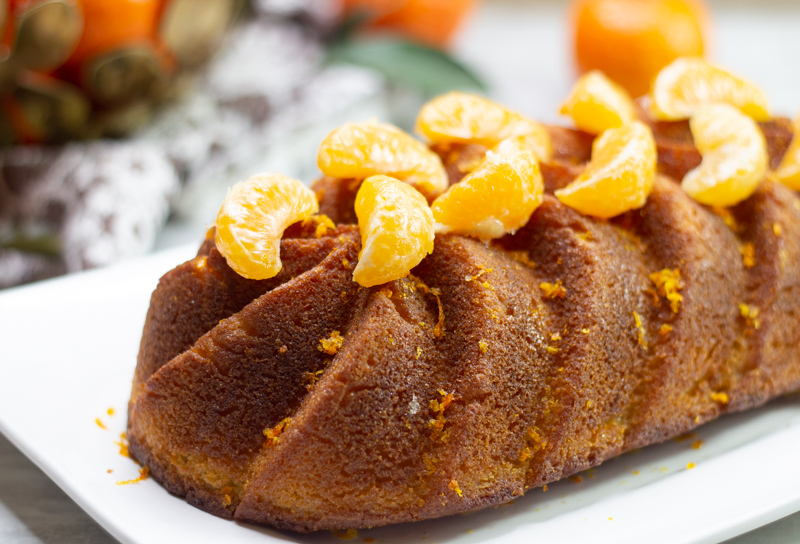 Gâteau moelleux à la clémentine