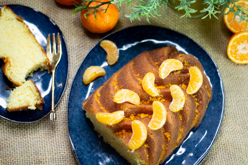 gâteau à la clémentine