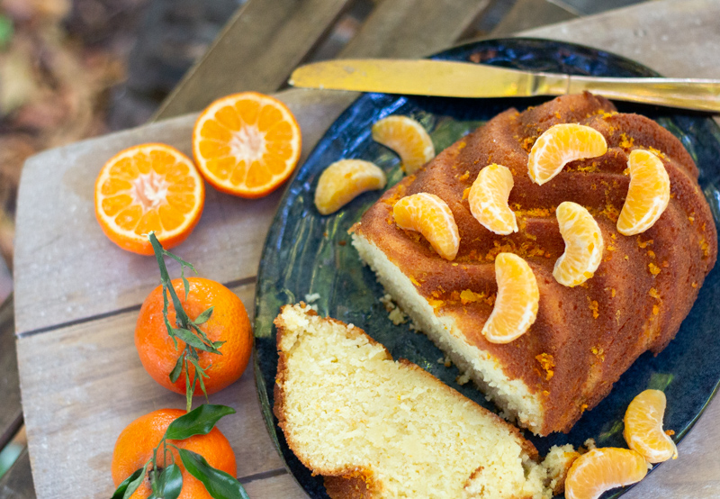 Gâteau moelleux à la clémentine