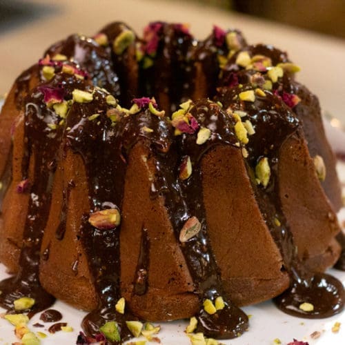 basboussa au chocolat à tartiner