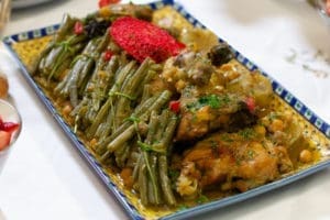 tadjine poulet aux haricots verts