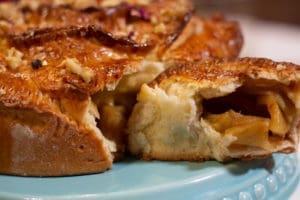 Brioche facile / brioche aux pommes caramélisées