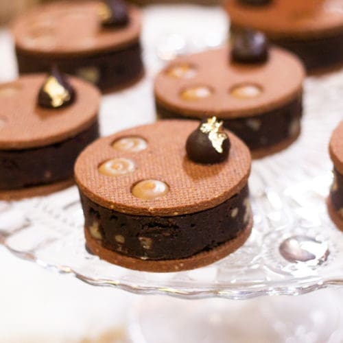 brownies au caramel salé et la ganache