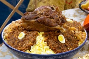 couscous de Mostaganem: couscous belmaamar w l'ham كسكس بالمعمر واللحم