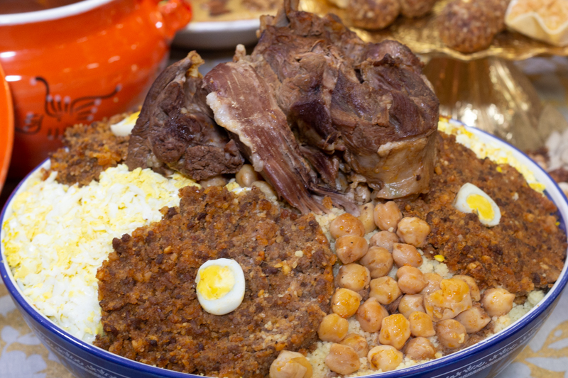 couscous de Mostaganem: couscous belmaamar w l'ham كسكس بالمعمر واللحم