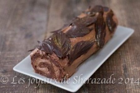 Biscuit roulé au chocolat