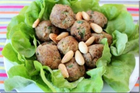 Boulettes de viande hachée aux amandes