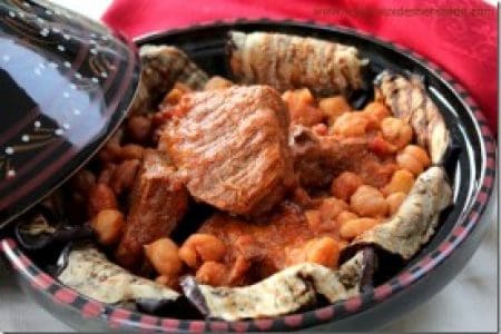 Cuisine algérienne - Mderbel aubergines