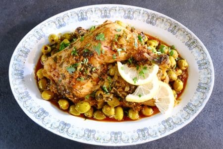 recette de poulet aux olives