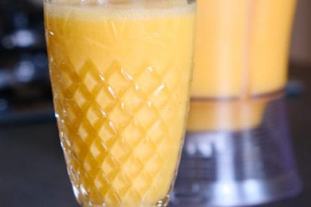 jus d'orange et de carottes fait maison