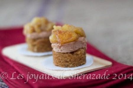 Foie gras au pain d'épices et pommes