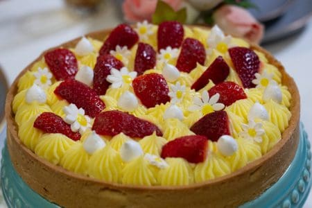 tarte citron- fraise