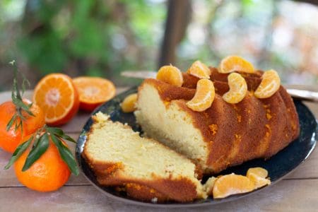 Gâteau moelleux à la clémentine