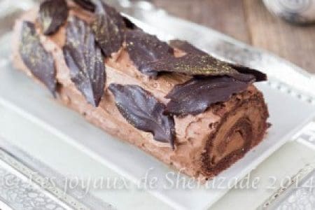 Recette bûche au chocolat