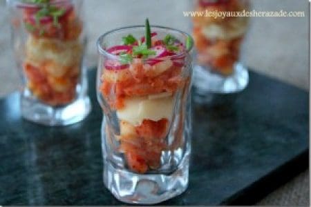 Recette de verrine pour apéritif