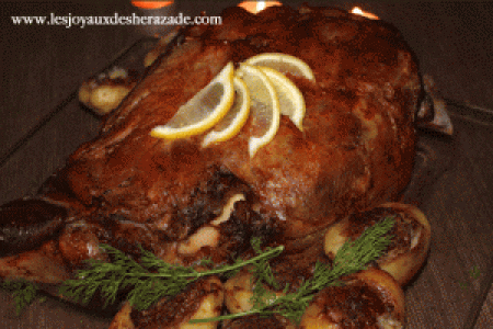 Recette gigot d'agneau au four