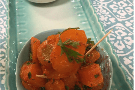 Salade de carottes cuites