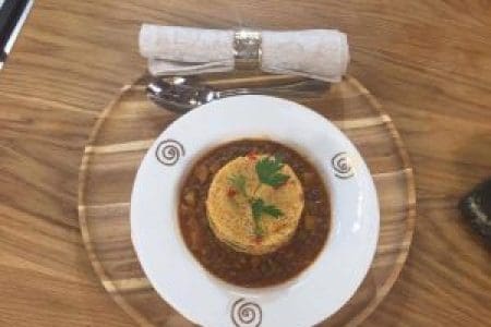 Soupe de lentilles au couscous