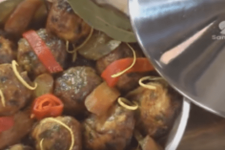 Tajine de boulettes de merlan aux légumes