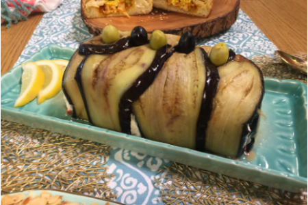 Terrine aux légumes grillés et fromage de chèvre