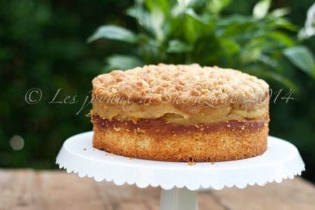 gateau streusel aux pommes