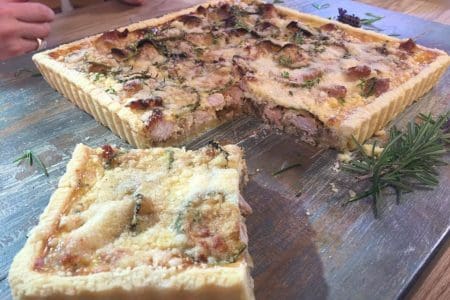 quiche courgette poulet